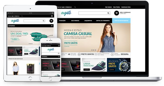 Agec plataforma de e-commerce customizada